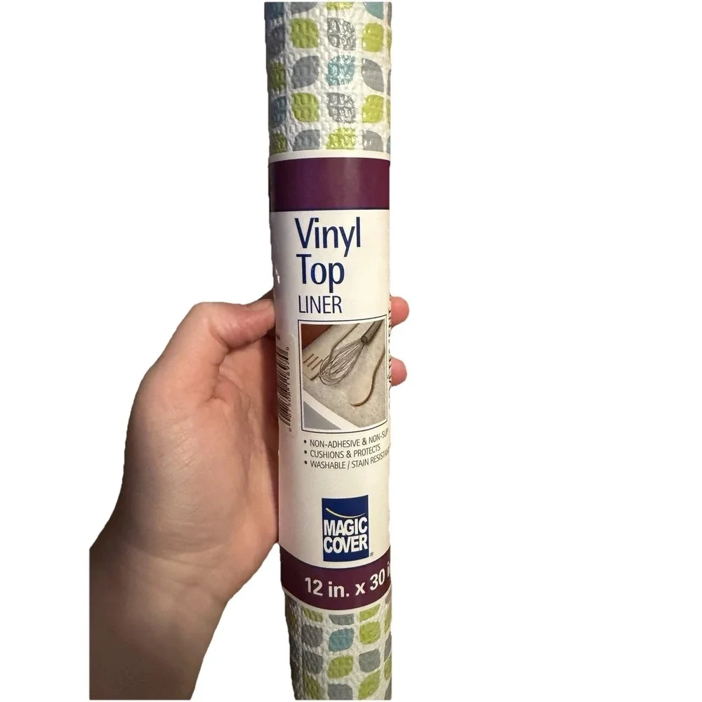 6 Rolls Magic Cover Vinyl Top Liner- Cushions and Protects 12 x 30